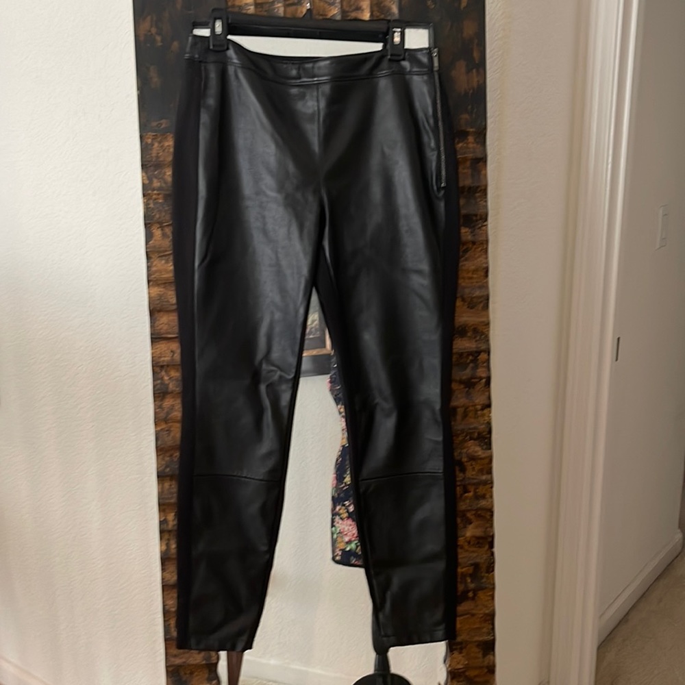 Black Leather Leggings